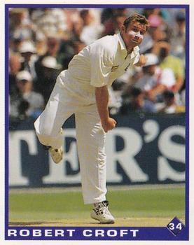 1998-99 Select Cricket Stickers #34 Robert Croft Front