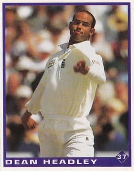 1998-99 Select Cricket Stickers #37 Dean Headley Front