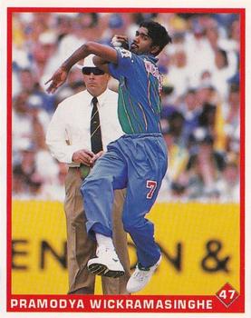 1998-99 Select Cricket Stickers #47 Pramodya Wickramasinghe Front