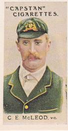 1980 Dover/Constable Publications Classic Cricket Cards (Reprint) #2 Charles McLeod Front