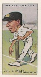 1980 Dover/Constable Publications Classic Cricket Cards (Reprint) #28 Arthur Mailey Front