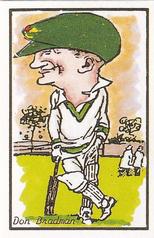 1990 Richards Collection Host Of Cricketers Past #1 Don Bradman Front