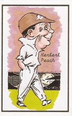 1990 Richards Collection Host Of Cricketers Past #27 Herbert Peach Front