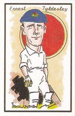 1990 Richards Collection Host Of Cricketers Past #49 Ernest Tyldesley Front
