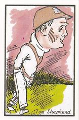 1990 Richards Collection Host Of Cricketers Past #73 Tom Shepherd Front