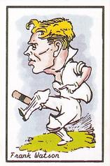 1990 Richards Collection Host Of Cricketers Past #84 Frank Watson Front