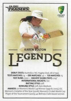 2021-22 TLA Traders Cricket Australia - Legends Case Cards #CCL4 Karen Rolton Front