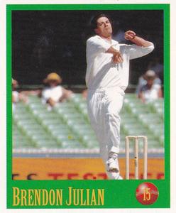 1996-97 Select Stickers - Sample Stickers #15 Brendon Julian Front