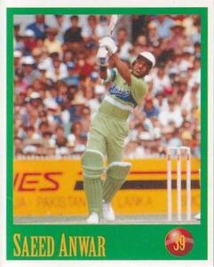 1996-97 Select Stickers - Sample Stickers #39 Saeed Anwar Front