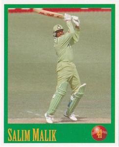 1996-97 Select Stickers - Sample Stickers #41 Salim Malik Front