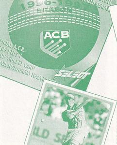 1996-97 Select Stickers - Sample Stickers #84 Dene Hills Back