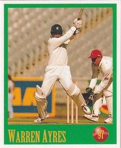 1996-97 Select Stickers - Sample Stickers #97 Warren Ayres Front