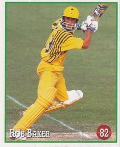 1997-98 Select Cricket Stickers - Sample Stickers #82 Rob Baker Front