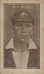 1924-25 Allens Cricketers #17 Arthur Mailey Front