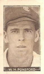 1924-25 Allens Cricketers #22 Bill Ponsford Front