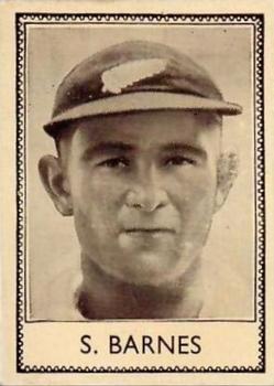 1938 Barratt & Co Famous Cricketers #10 Sid Barnes Front