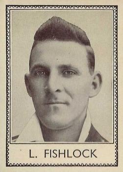 1938 Barratt & Co Famous Cricketers #26 Laurie Fishlock Front