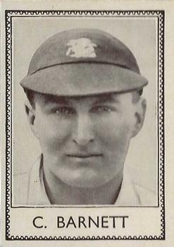 1938 Barratt & Co Famous Cricketers #31 Charlie Barnett Front