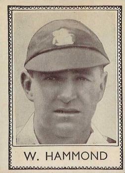 1938 Barratt & Co Famous Cricketers #33 Walter Hammond Front