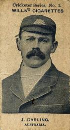 1901-02 Wills's Cricketer Series (Australia) #1 Joe Darling Front