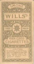1901-02 Wills's Cricketer Series (Australia) #2 Clem Hill Back