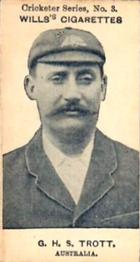 1901-02 Wills's Cricketer Series (Australia) #3 Harry Trott Front