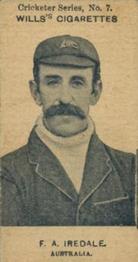1901-02 Wills's Cricketer Series (Australia) #7 Frank Iredale Front