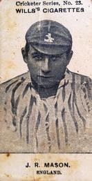 1901-02 Wills's Cricketer Series (Australia) #23 Jack Mason Front