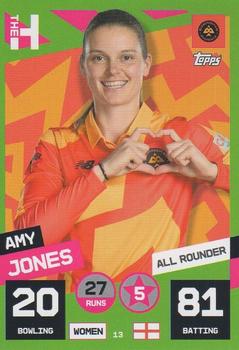 2022 Topps Cricket Attax The Hundred #13 Amy Jones Front