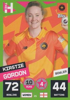 2022 Topps Cricket Attax The Hundred #21 Kirstie Gordon Front