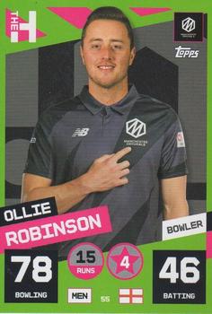 2022 Topps Cricket Attax The Hundred #55 Ollie Robinson Front