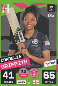 2022 Topps Cricket Attax The Hundred #58 Cordelia Griffith Front