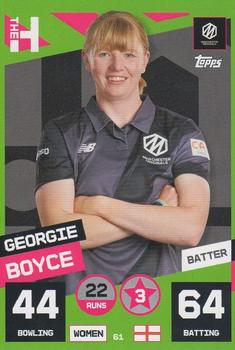 2022 Topps Cricket Attax The Hundred #61 Georgie Boyce Front