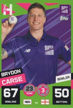 2022 Topps Cricket Attax The Hundred #70 Brydon Carse Front