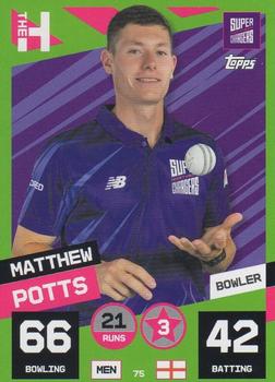 2022 Topps Cricket Attax The Hundred #75 Matthew Potts Front