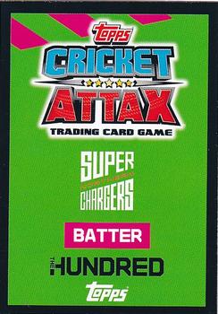 2022 Topps Cricket Attax The Hundred #81 Jemimah Rodrigues Back