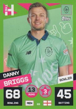 2022 Topps Cricket Attax The Hundred #89 Danny Briggs Front