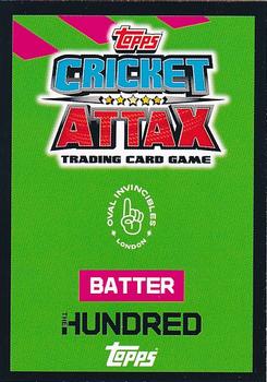 2022 Topps Cricket Attax The Hundred #106 Aylish Cranstone Back