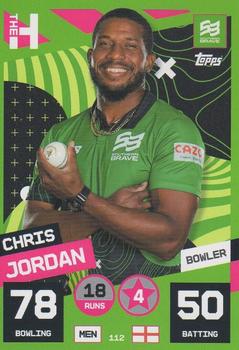 2022 Topps Cricket Attax The Hundred #112 Chris Jordan Front