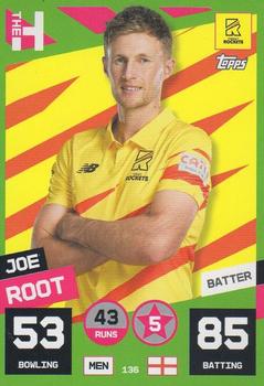 2022 Topps Cricket Attax The Hundred #136 Joe Root Front