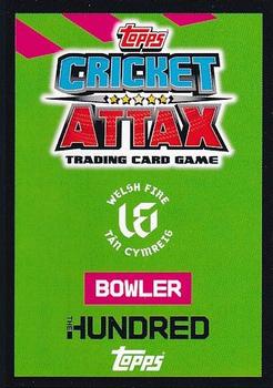 2022 Topps Cricket Attax The Hundred #165 Jake Ball Back