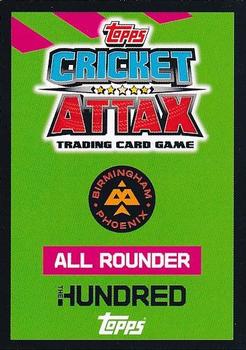 2022 Topps Cricket Attax The Hundred #196 Sophie Molineux Back