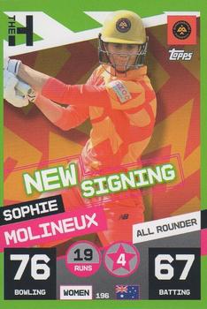 2022 Topps Cricket Attax The Hundred #196 Sophie Molineux Front