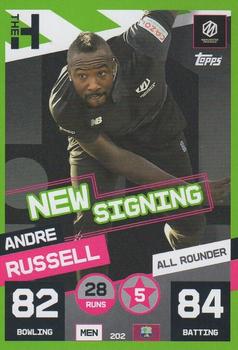 2022 Topps Cricket Attax The Hundred #202 Andre Russell Front