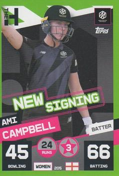 2022 Topps Cricket Attax The Hundred #205 Ami Campbell Front