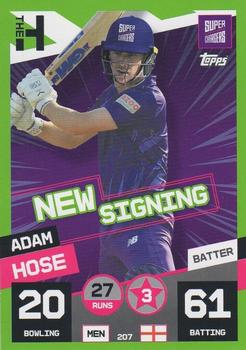 2022 Topps Cricket Attax The Hundred #207 Adam Hose Front