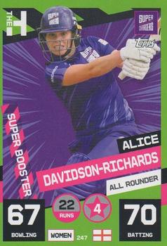 2022 Topps Cricket Attax The Hundred #247 Alice Davidson-Richards Front