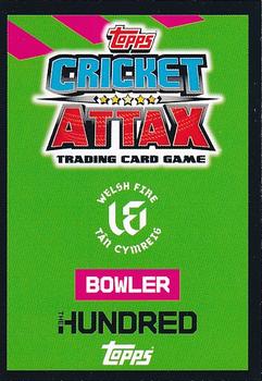 2022 Topps Cricket Attax The Hundred #256 Alex Hartley Back