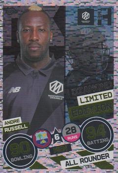 2022 Topps Cricket Attax The Hundred - Limited Edition #LE3 Andre Russell Front