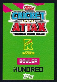 2022 Topps Cricket Attax The Hundred - Limited Edition #LE15 Katherine Brunt Back